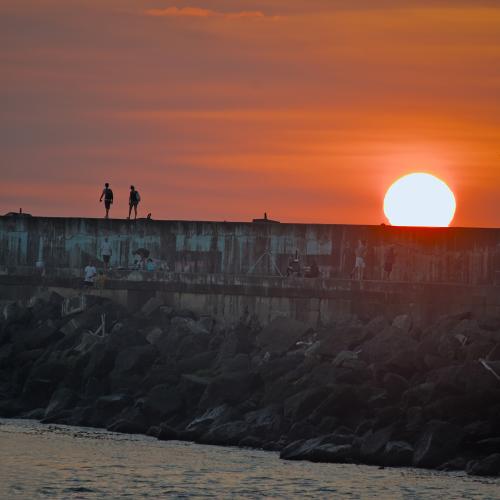 Nicole-coucher de soleil bayonne